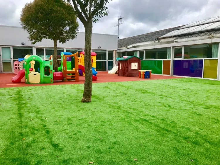 Exterior da Escola Infantil A Barosa.