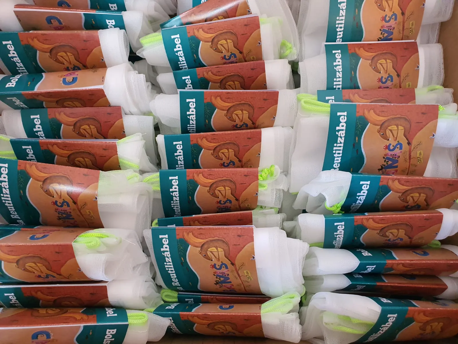 Bolsas da campaña Cabanas Sostíbel.
