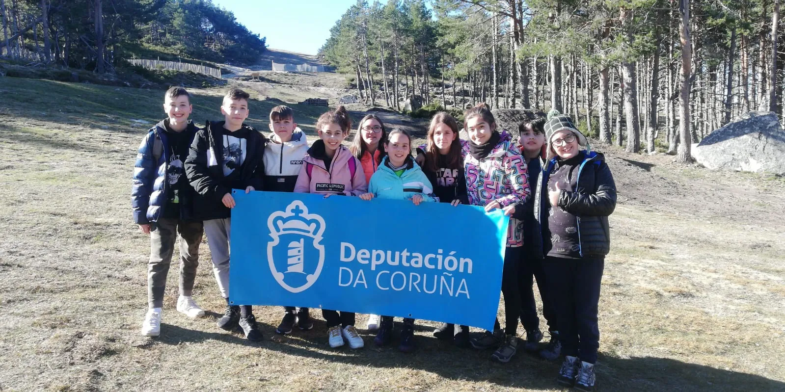 Rapazas e rapaces de Fene en Manzaneda