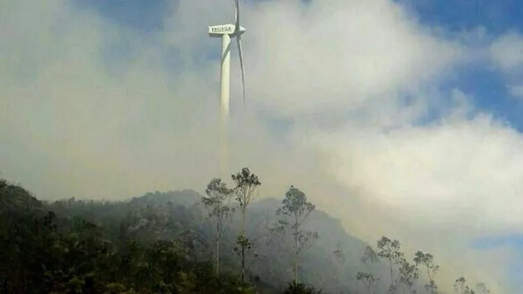 Imagen de archivo de un incendio.