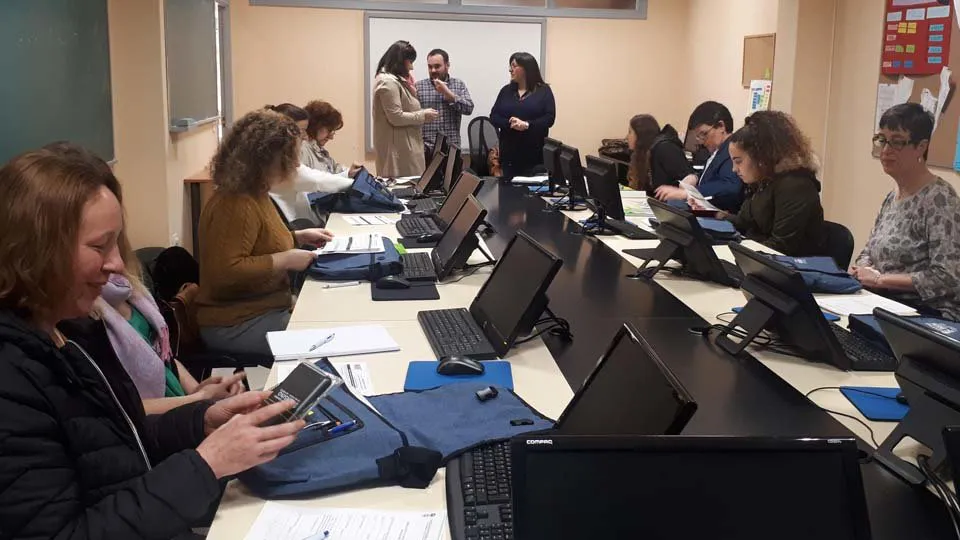 Participantes na última edición do Programa Integrado de Emprego de As Pontes