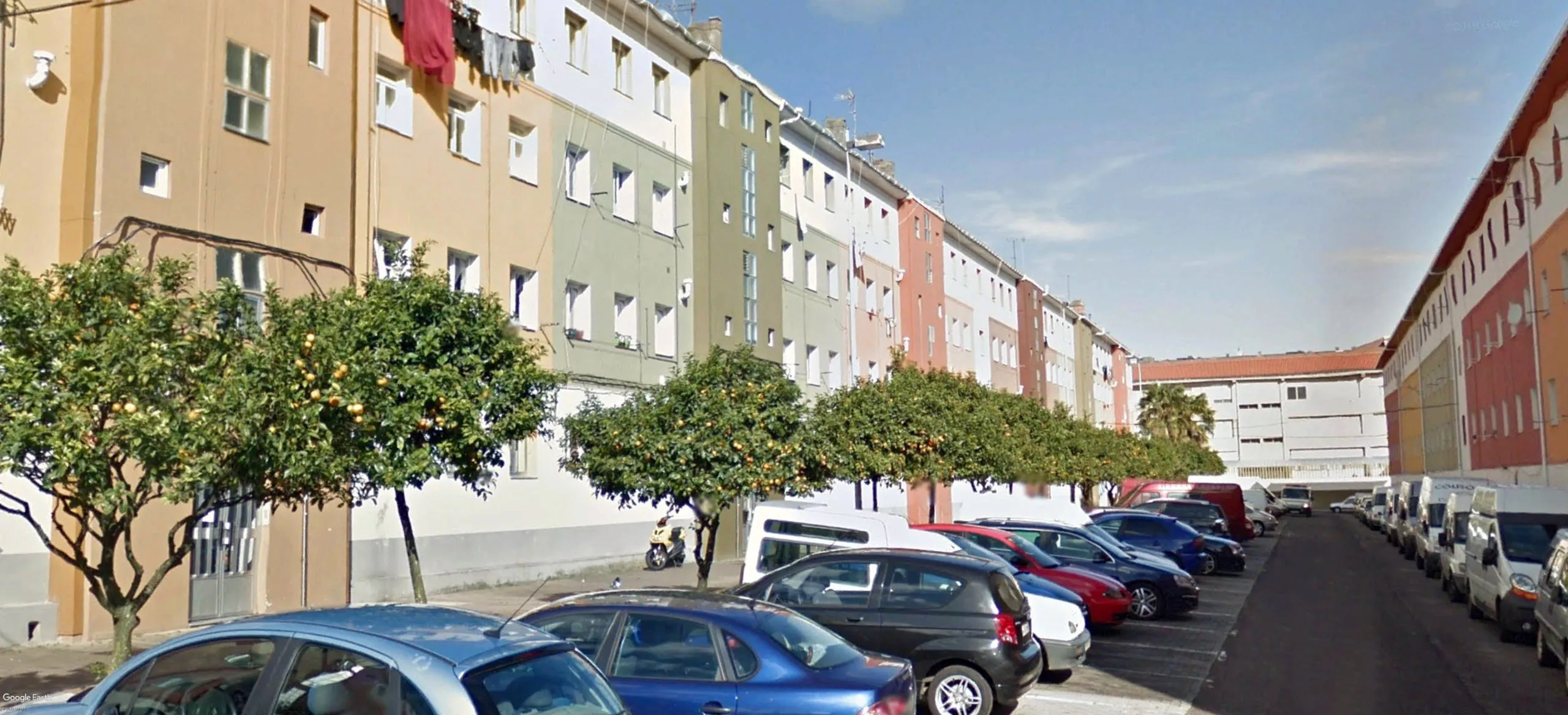 Edificios en el barrio ferrolano de Recimil