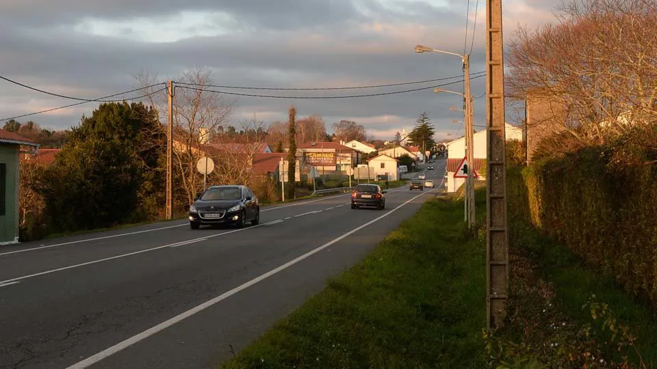 Iluminación carretera de Castro