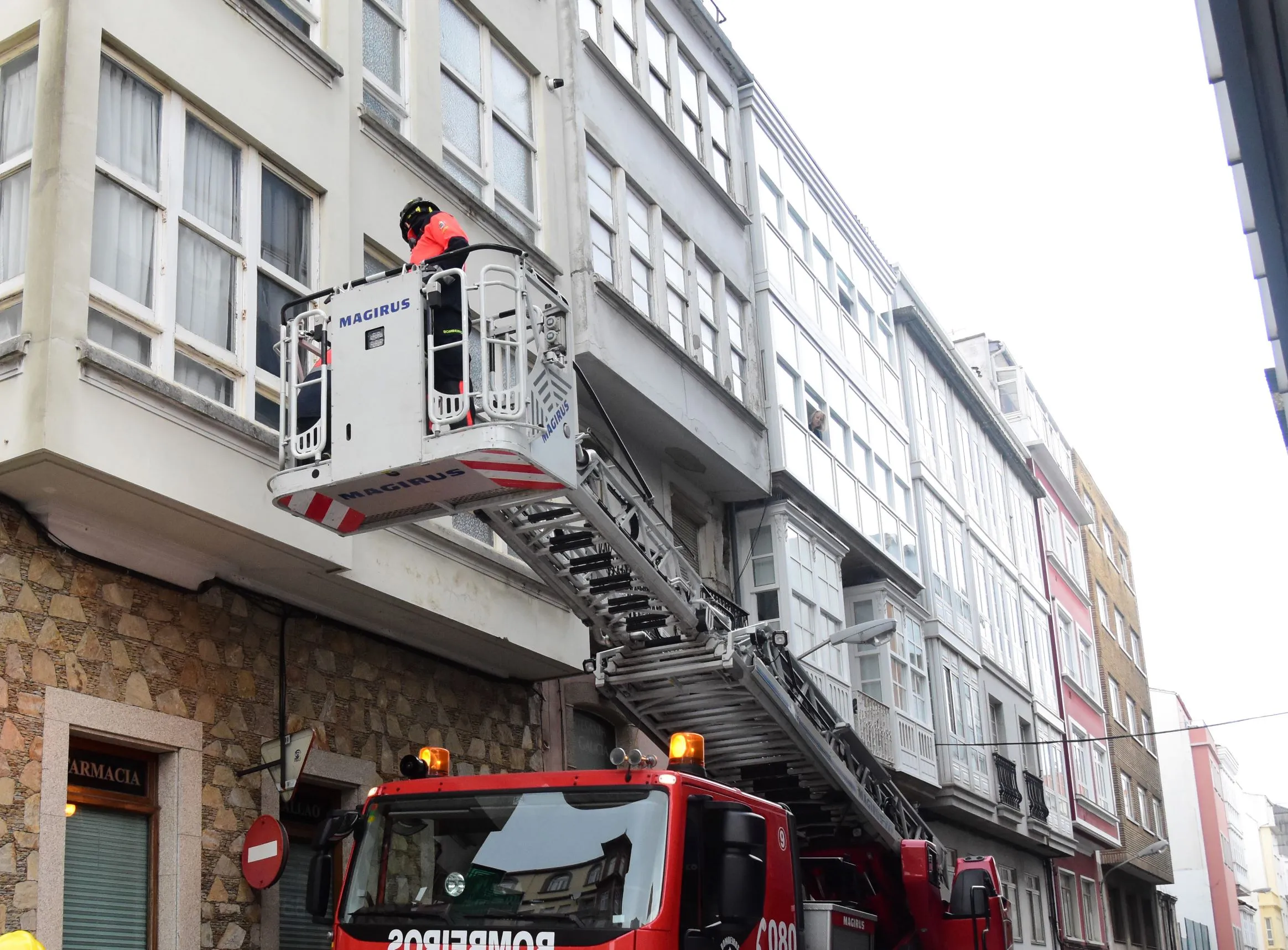 Foto de arquivo dos Bombeiros de Ferrol
