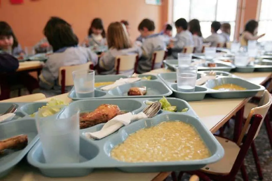 Imagen de archivo de un comedor escolar