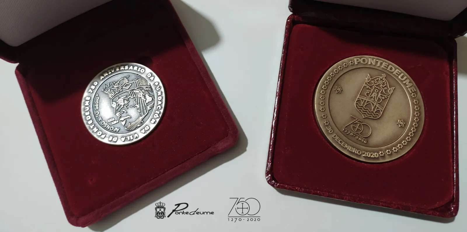 Medallas conmemorativas de la efeméride