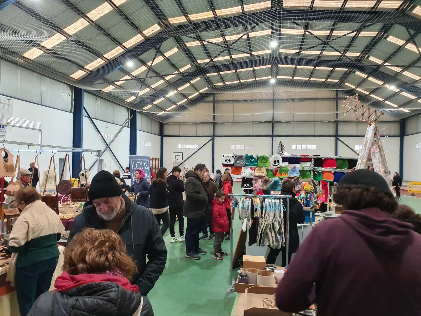Imagen de la Feria de Navidad de 2019 en Cabanas