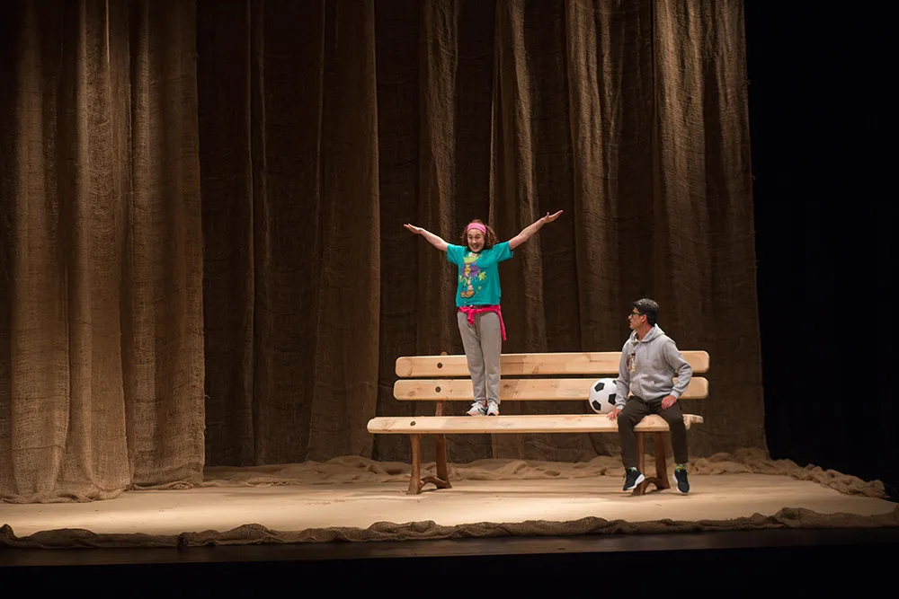 Representación de teatro de "Voa, voa!"