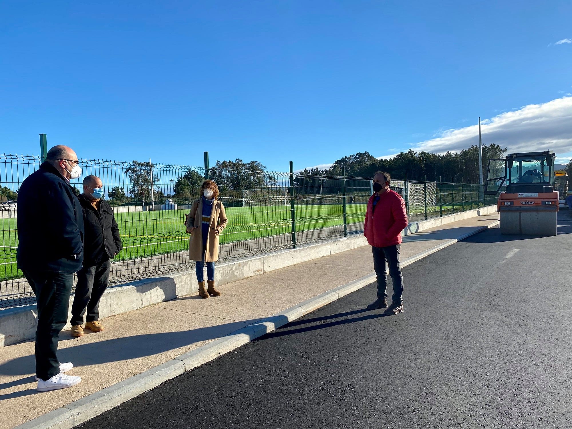 El equipo de gobierno visitó ayer la zona