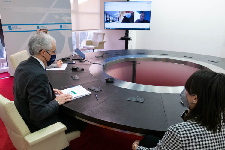 El vicepresidente segundo, Francisco Conde, participó hoy por videoconferencia en una reunión sobre la situación de  Siemens