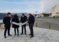 Reunión entre la presidenta de Portos de Galicia y los represantes locales