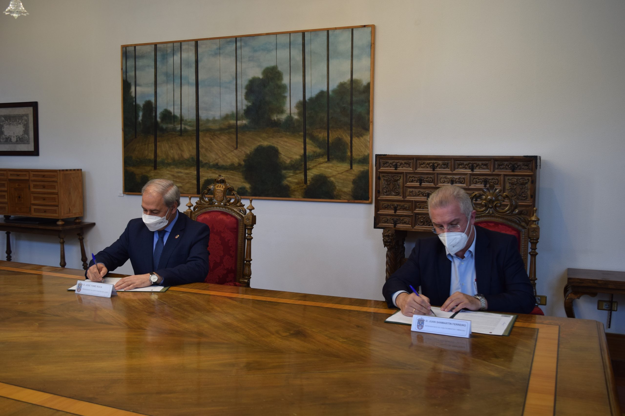 Firma del contrato. | DIPUTACIÓN DE LUGO