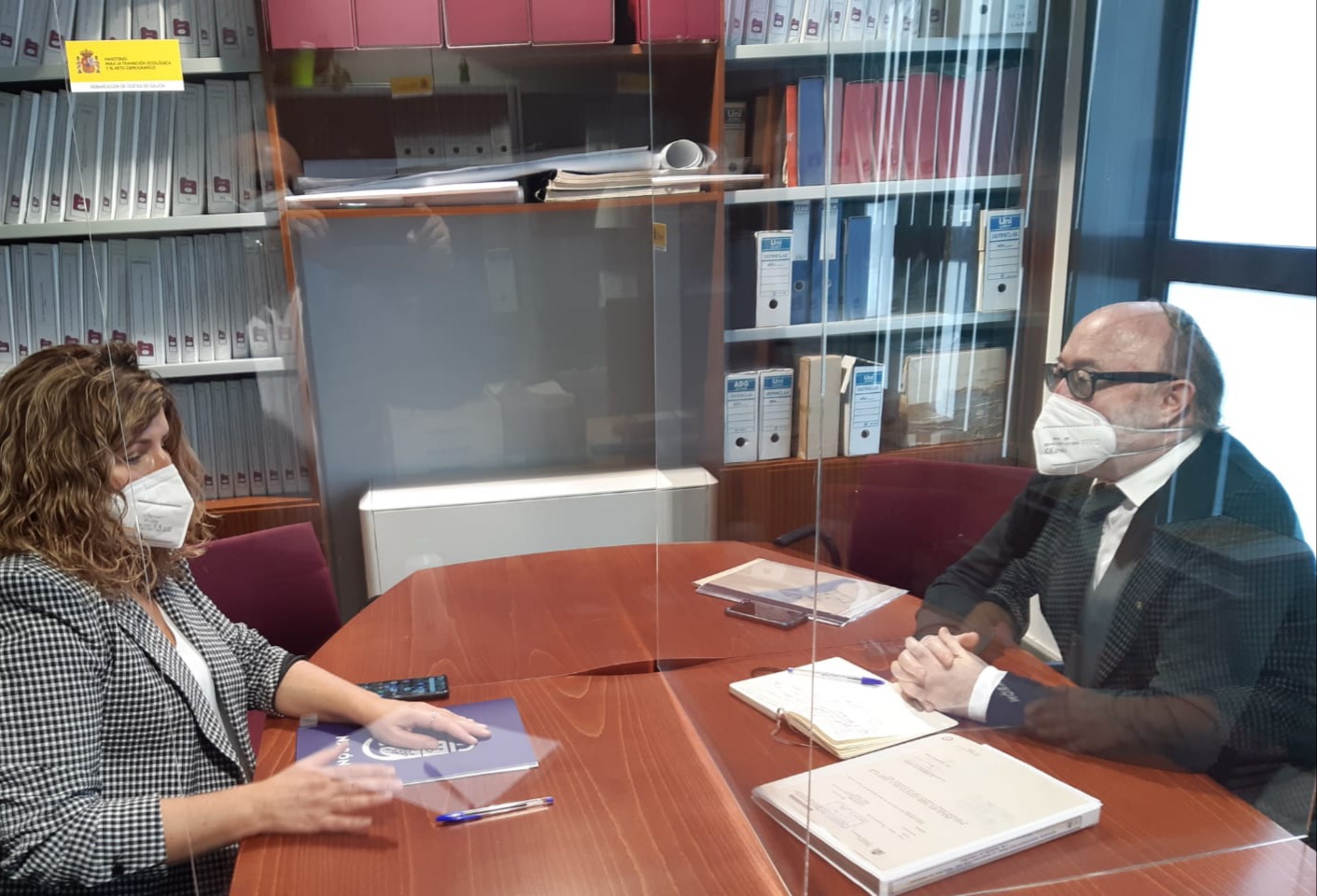 Reunión entre Marián Ferreiro y Rafael Eimil