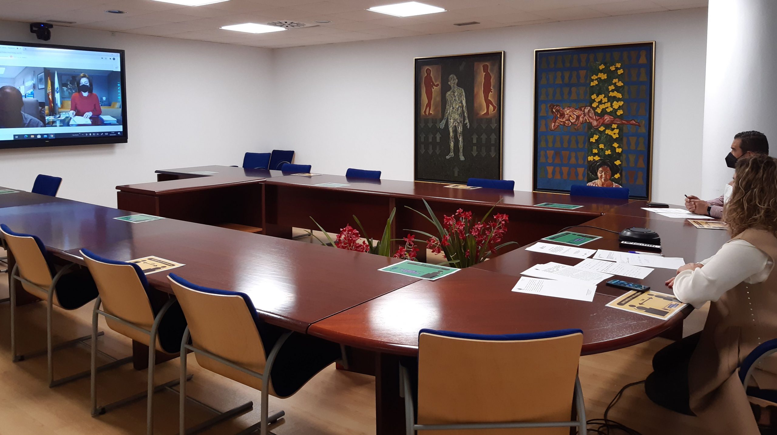 Reunión con la conselleira de Medio Ambiente y el responsable de Sogama