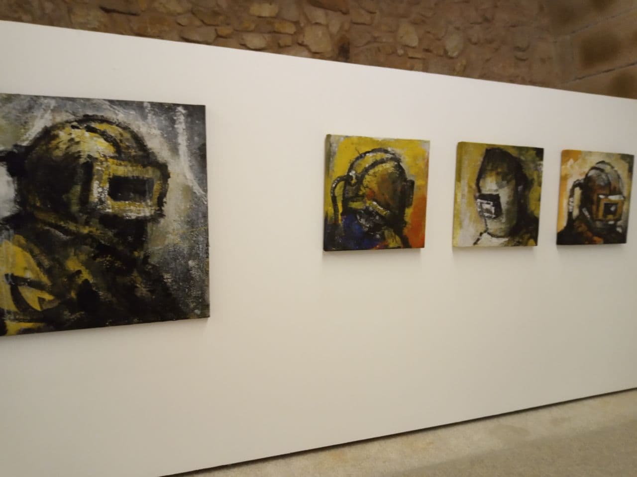 Parte de la exposición en Exponav