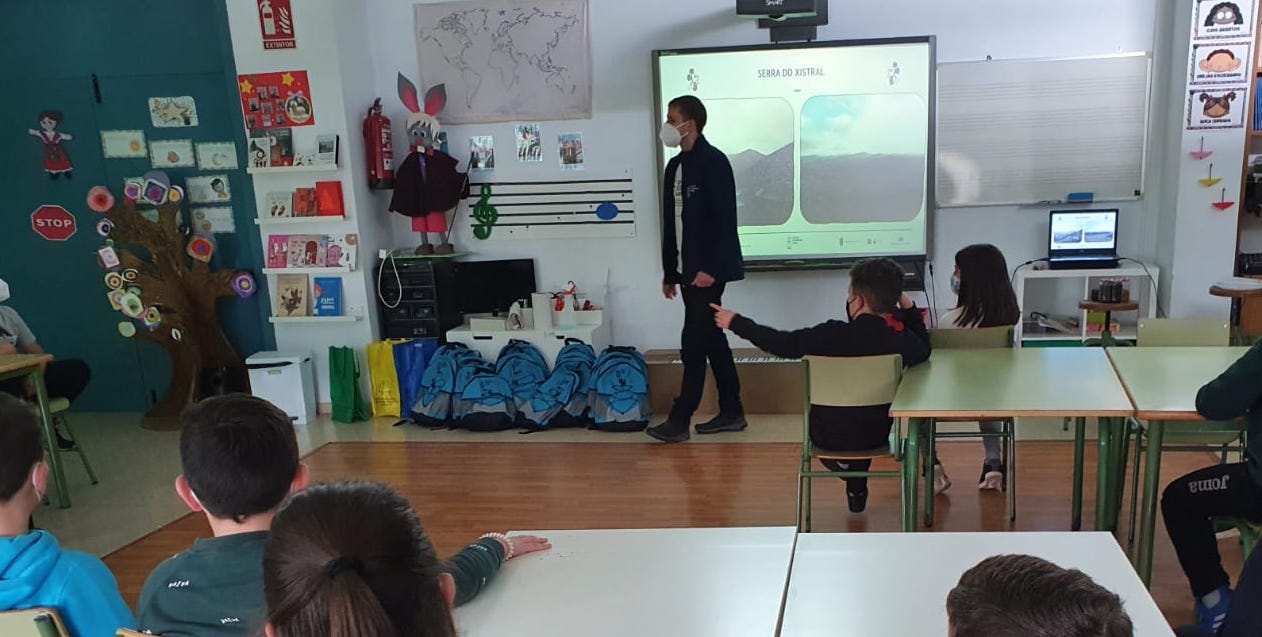 Sesión de sensibilización en uno de los centros | DIPUTACIÓN DE LUGO