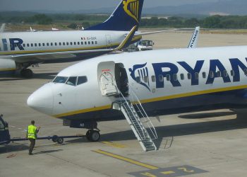 Imagen de archivo de un avión de Ryanair.