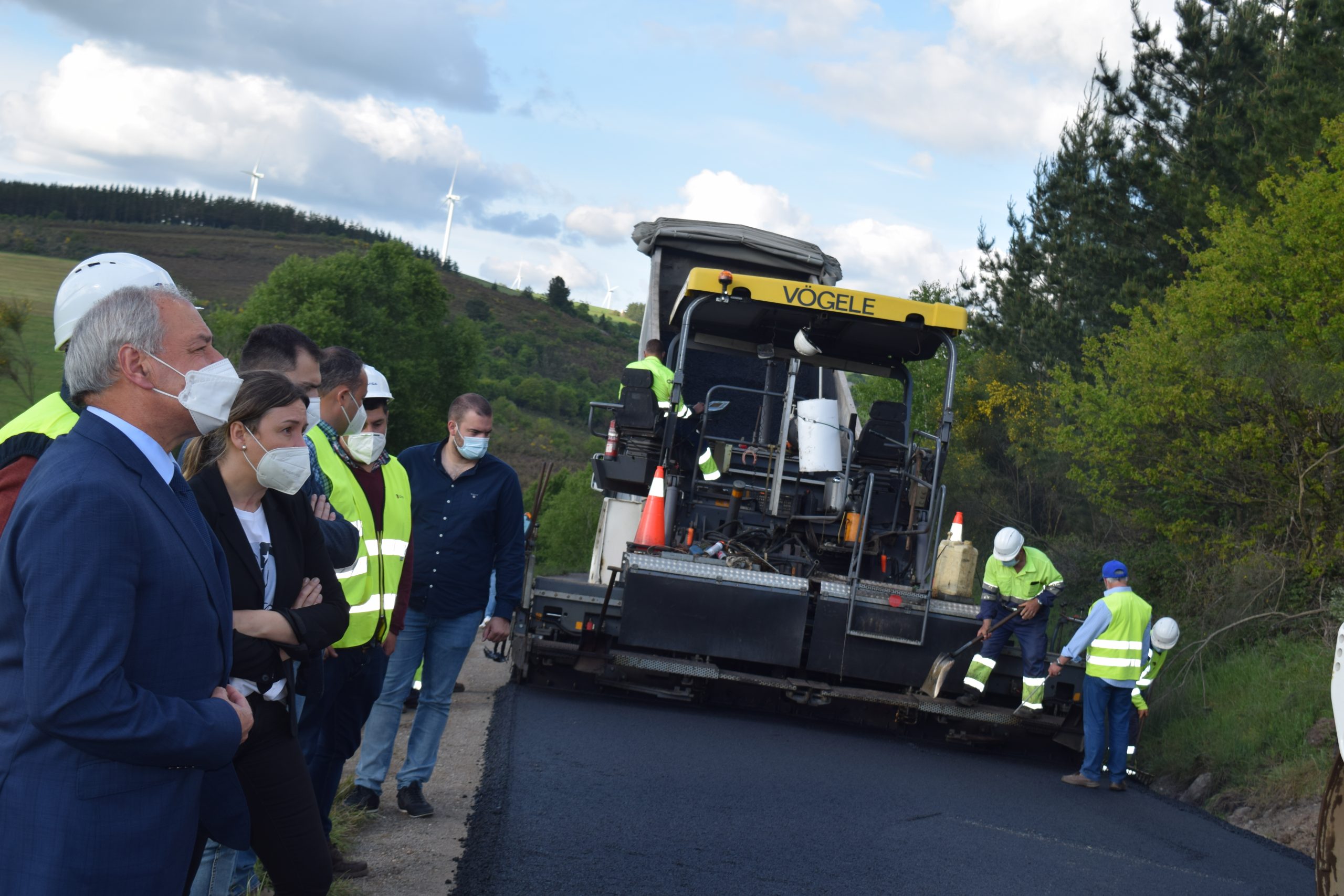 Visita del presidente de la Diputación a las obras | DIPUTACIÓN DE LUGO
