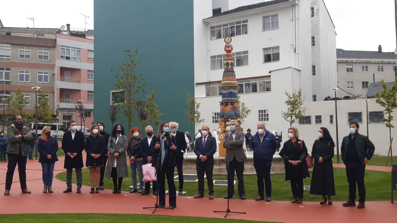 El acto de inauguración del nuevo parque. | CONCELLO DE LUGO