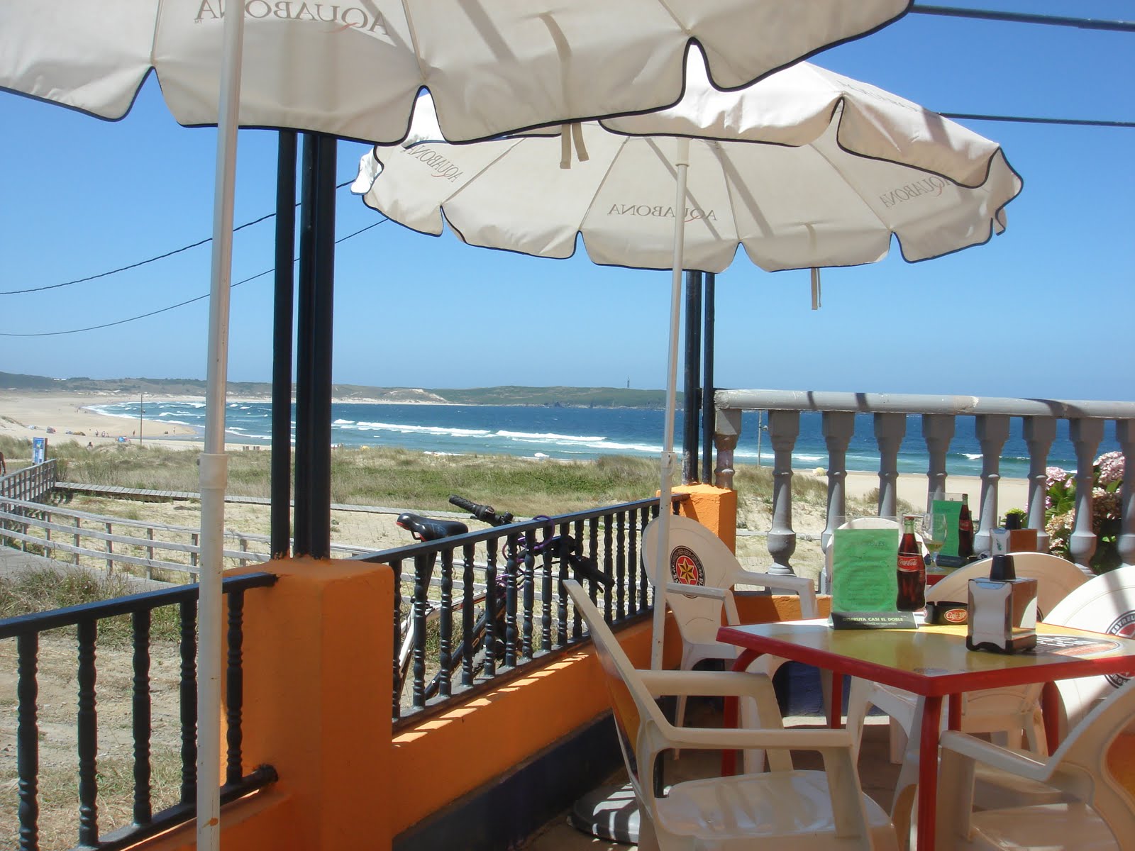 Terraza en el entorno de A Frouxeira