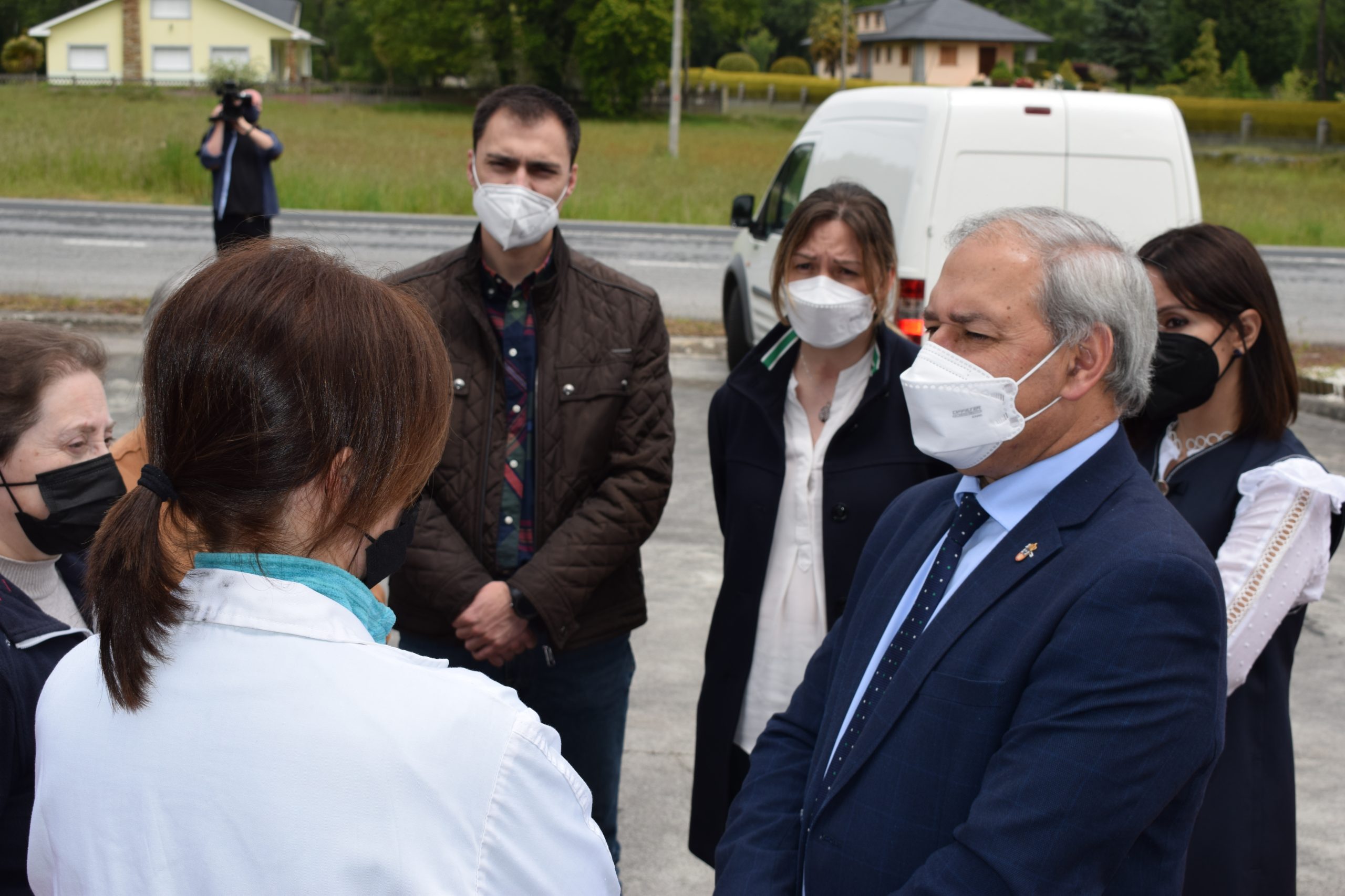 José Tomé felicita a los bomberos de Vilalba | DIPUTACIÓN DE LUGO