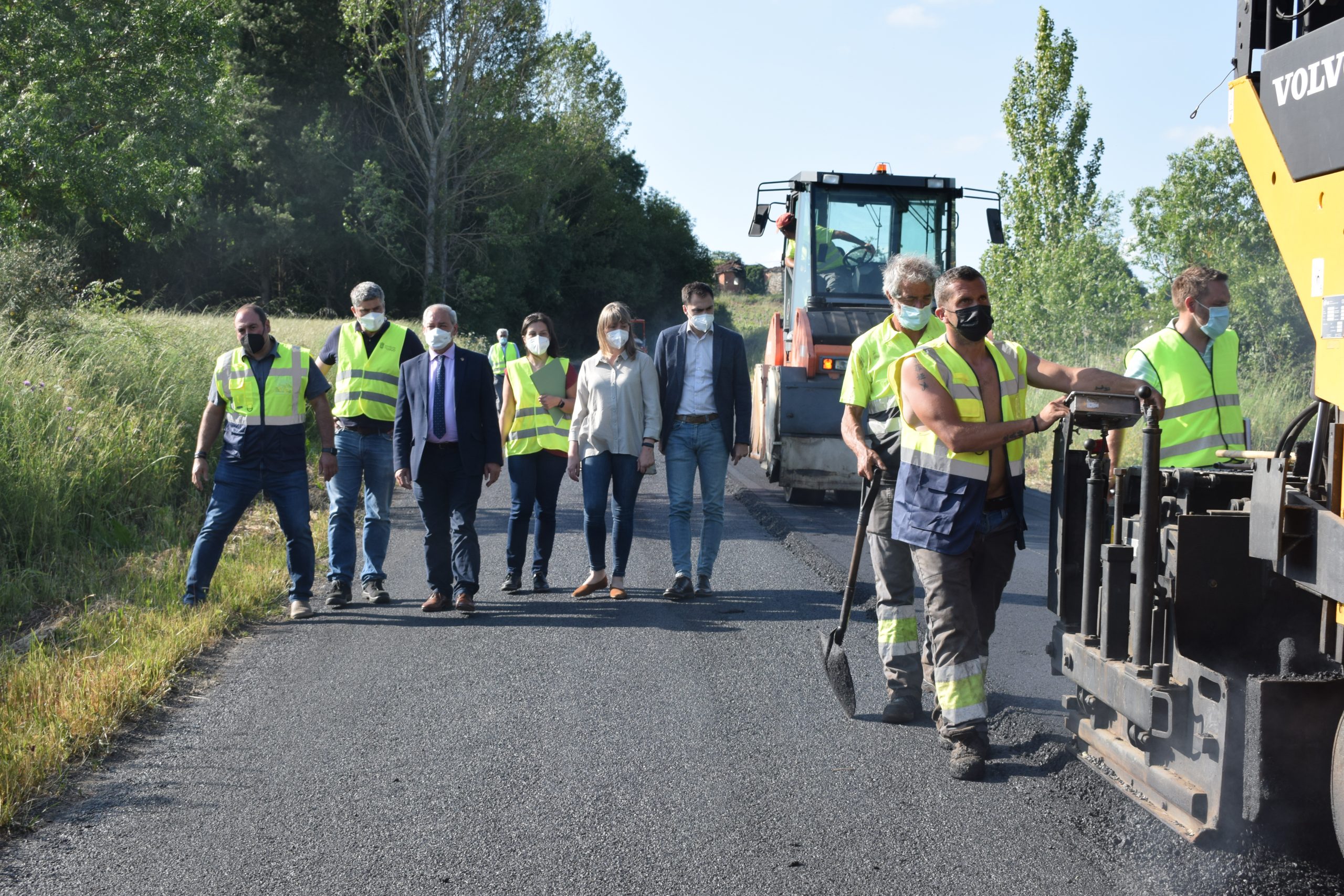 La obra permitirá mejorar la seguridad vial de los peatones y favorecer la conducción. | DIPUTACIÓN DE LUGO