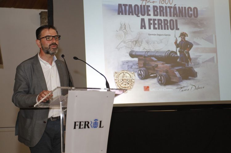 Ángel Mato, durante la presentación del libro en San Felipe