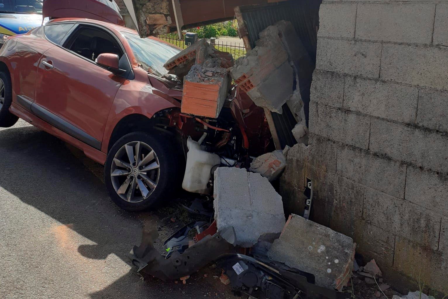 Accidente en Bertamiráns | CONCELLO DE BRIÓN