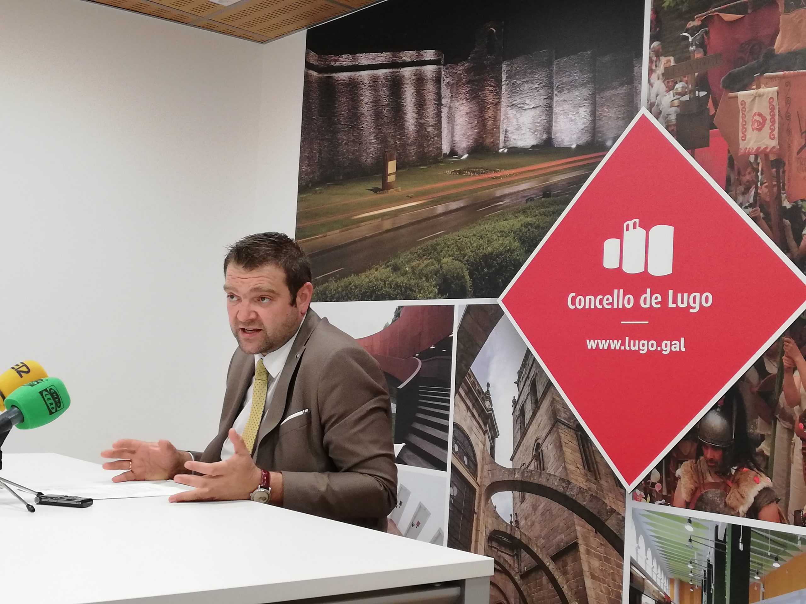 El edil de sostenibilidad urbana, Álvaro Santos en una imagen de archivo. | CONCELLO DE LUGO