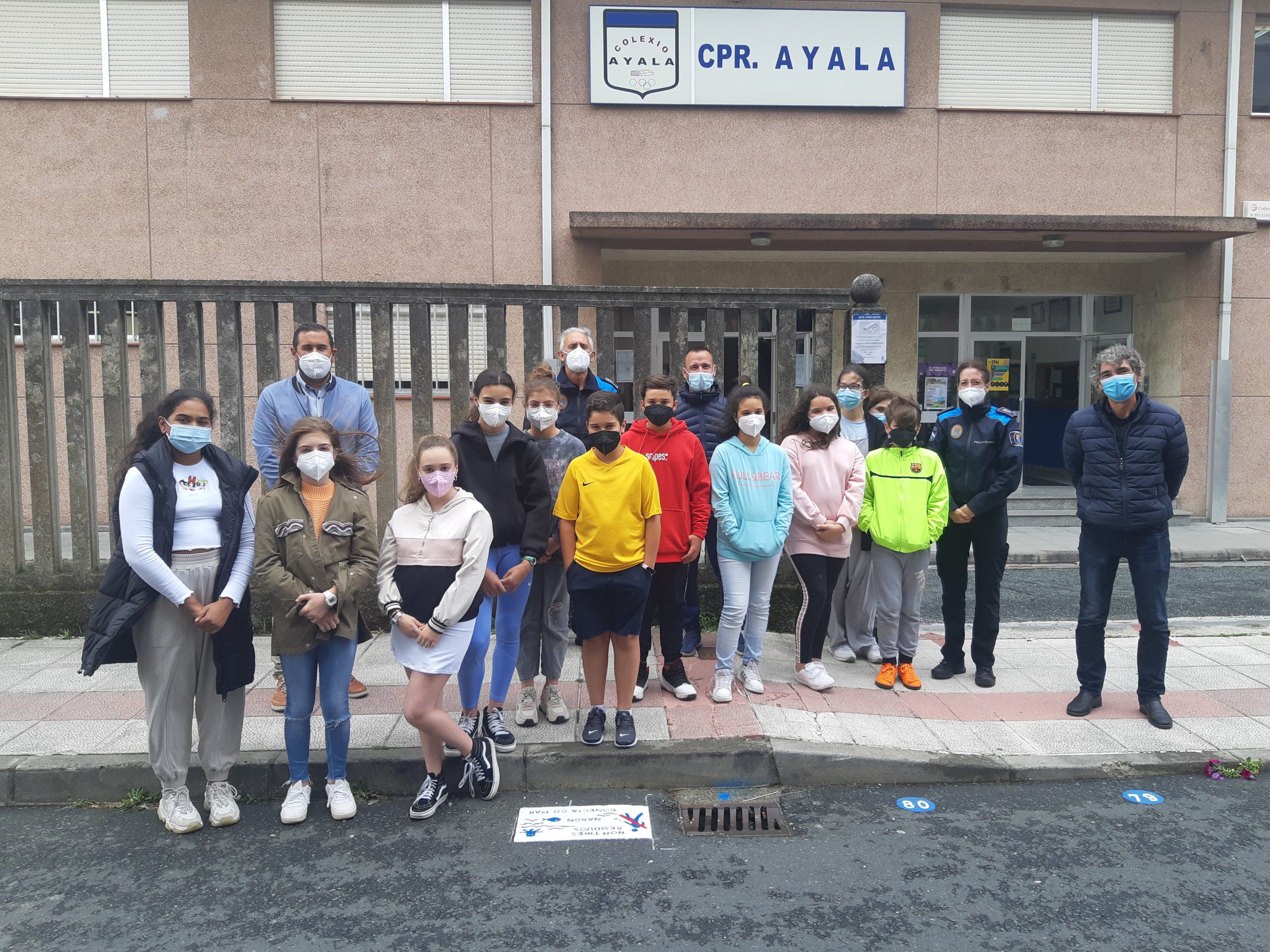 Presentación de los pictogramas del colegio Ayala de Narón