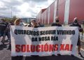 ARCHIVO - Protesta de los mariscadores de la ría ante la falta de almeja en los bancos de la comarca