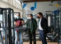 El alcalde, Valentín González Formoso, visita el gimnasio | AYUNTAMIENTO DE AS PONTES