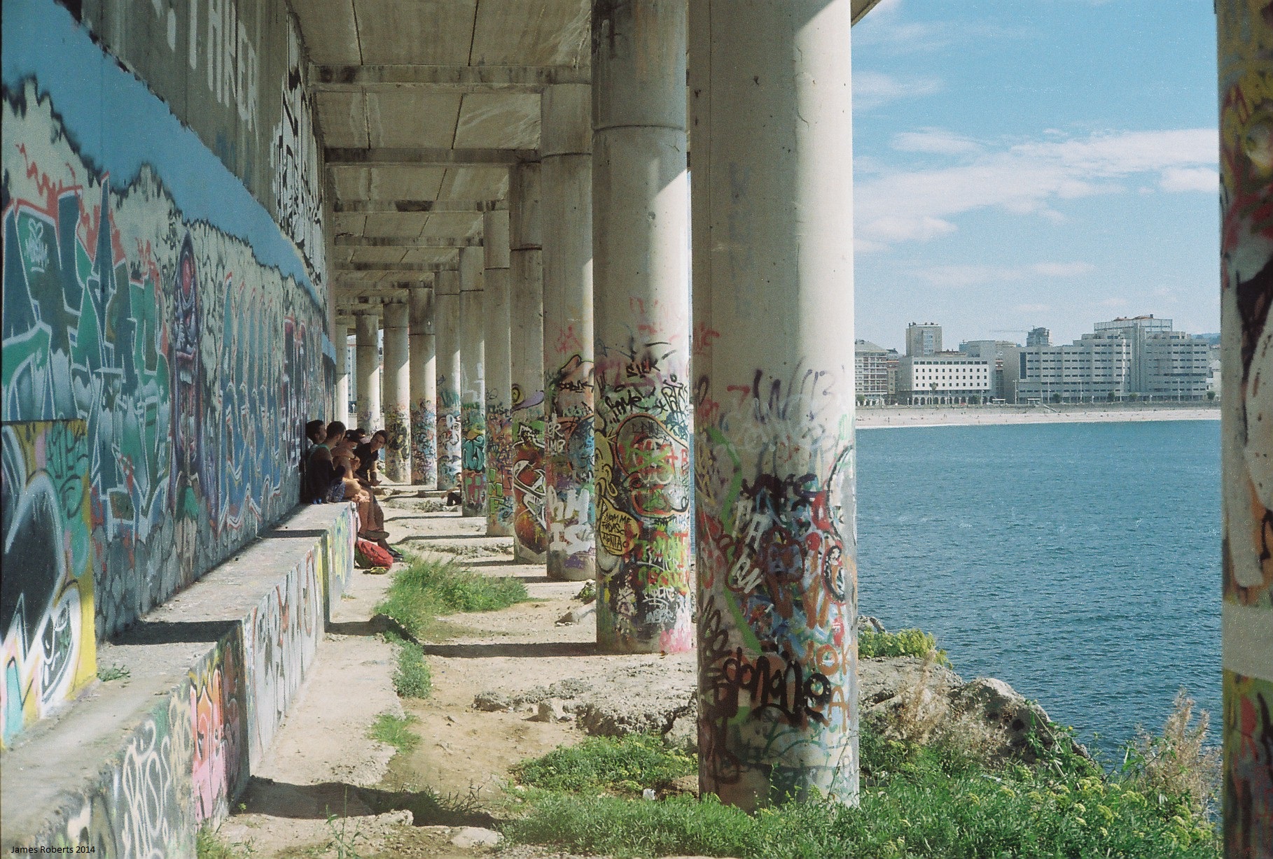 Grafitis en A Coruña
