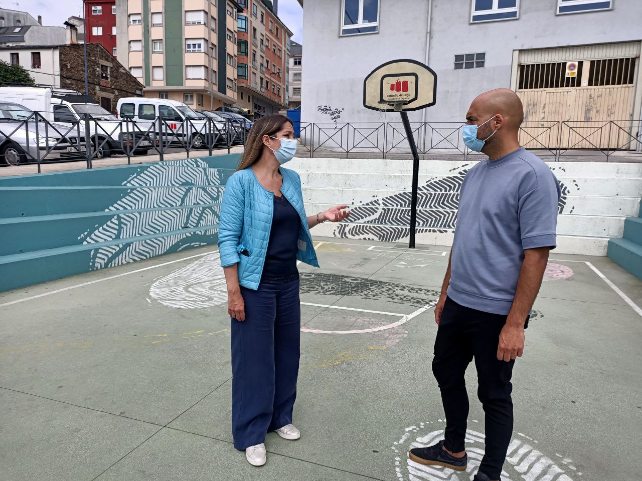 Lara Méndez y Mauricio Repetto. | CONCELLO DE LUGO