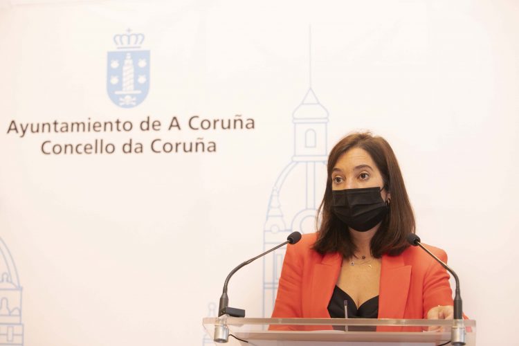 La alcaldesa de A Coruña, Inés Rey, comparece ante los medios | CONCELLO DA CORUÑA