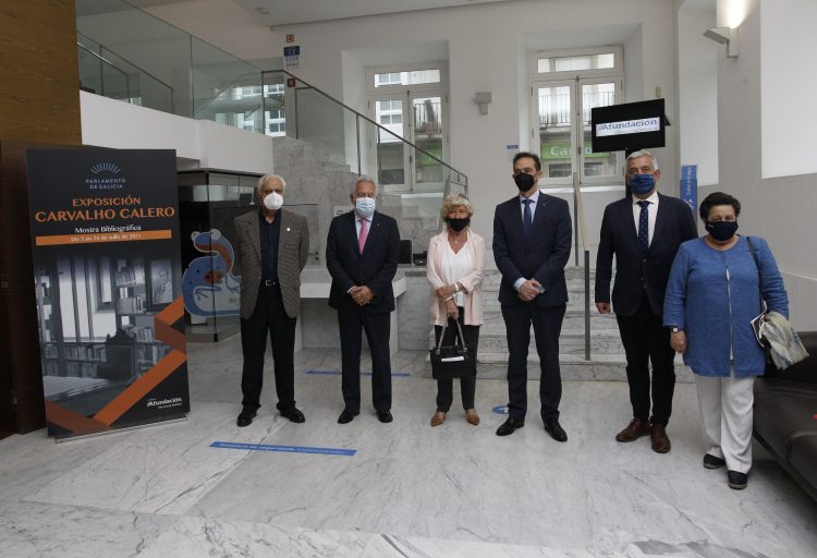 Inauguración de la exposición en el marco de la celebración del Día de las Letras de 2020, dedicado al autor ferrolano