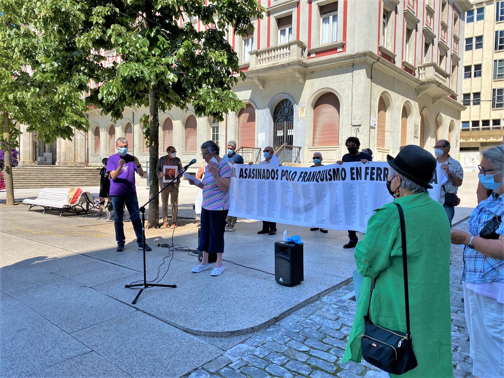 Represaliados del franquismo participaron en este acto reivindicativo | FeC