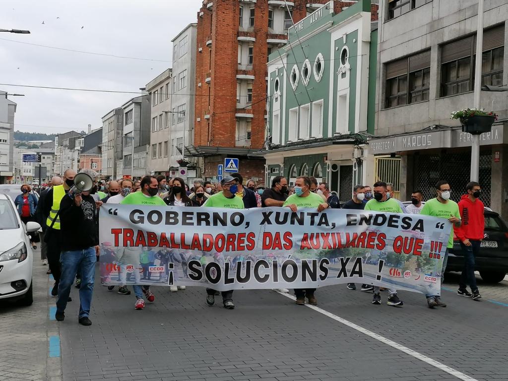 Protesta de los empleados