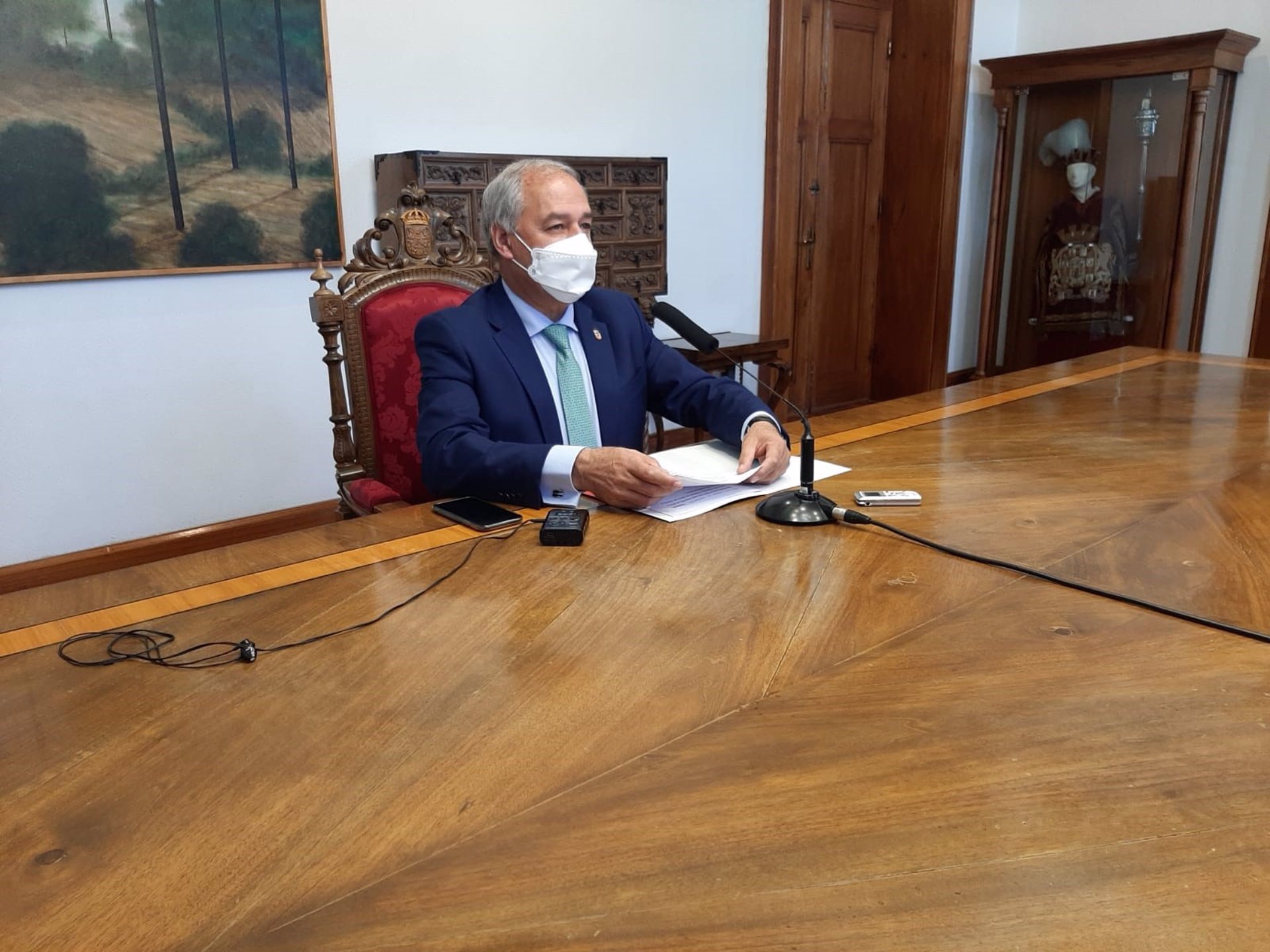 El presidente provincial, José Tomé. | EUROPAPRESS