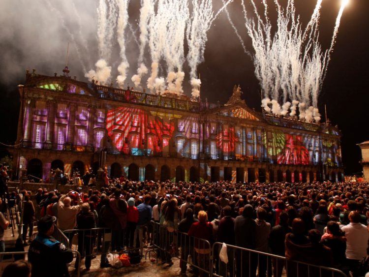 Santiago de Compostela durante el Apóstol, uno de los festivos clásicos en Galicia. | TURISMO DE SANTIAGO