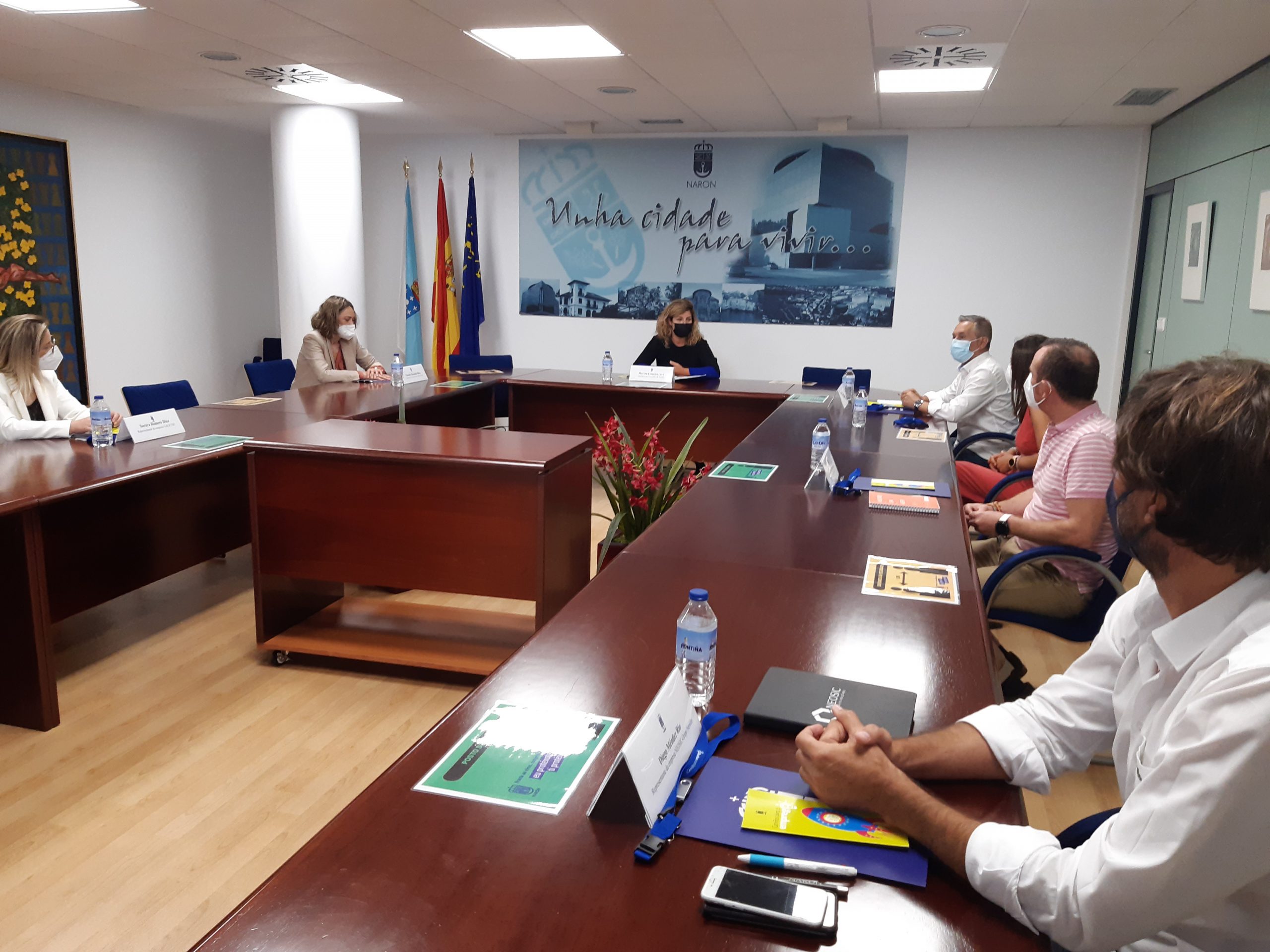 La alcaldesa, Marían Ferreiro, se reúne con representantes de ASIME y de empresas del sector | CONCELLO DE NARÓN
