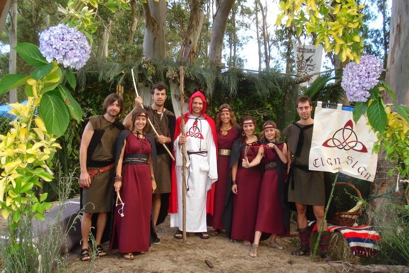 Imagen de un grupo de personas en una edición anterior de Lugnasad