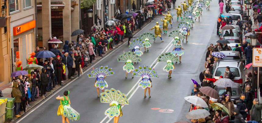 Imagen de una comparsa en A Coruña | CONCELLO DA CORUÑA