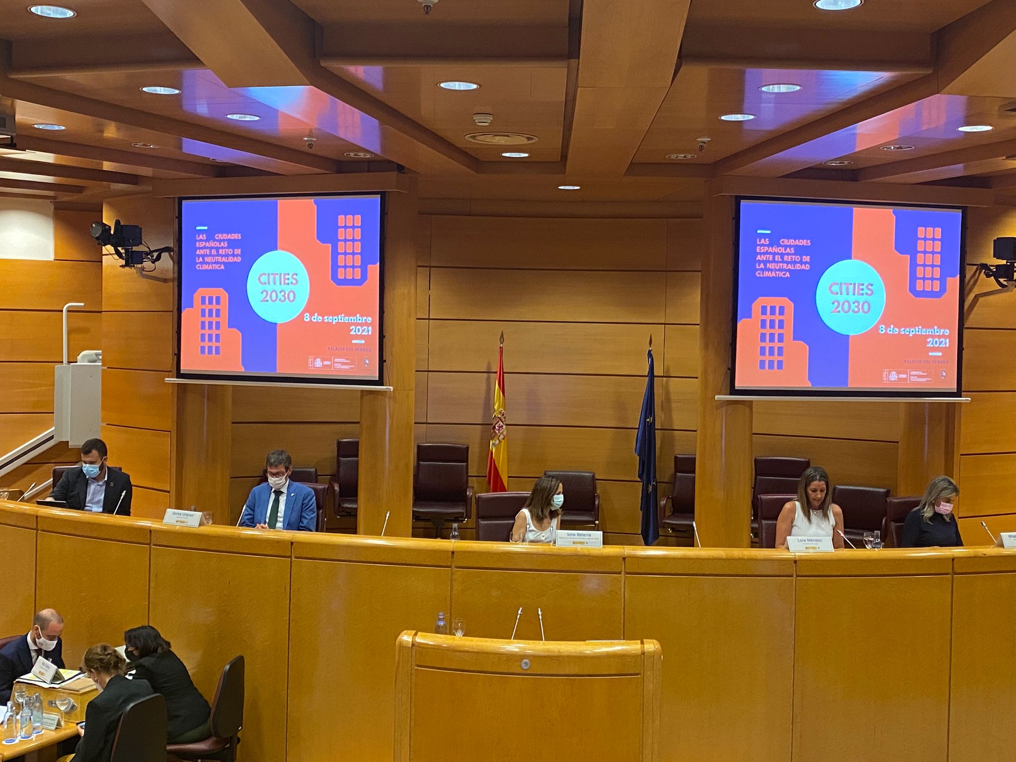La alcaldesa de Lugo en la presentación de la jornada | CONCELLO DE LUGO