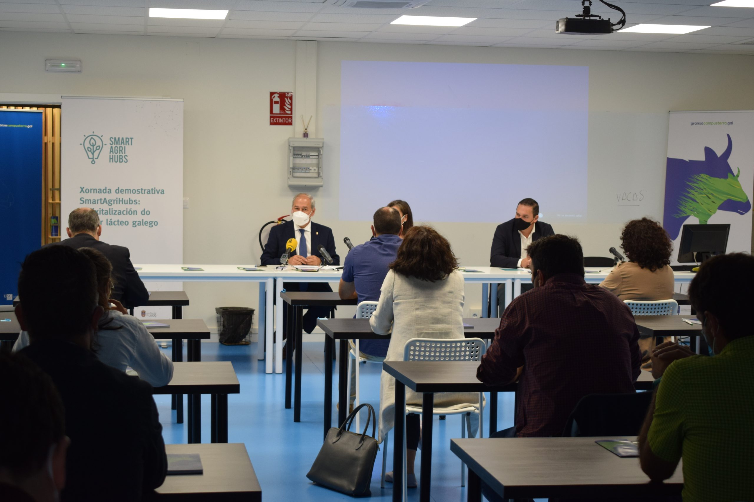 El presidente de la Diputación en las jornadas.