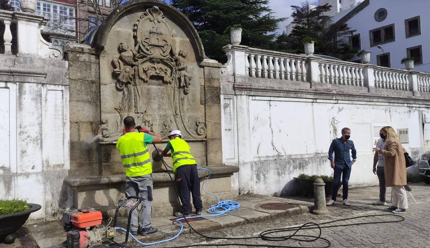 Los operarios comenzaron ayer con los primeros trabajos