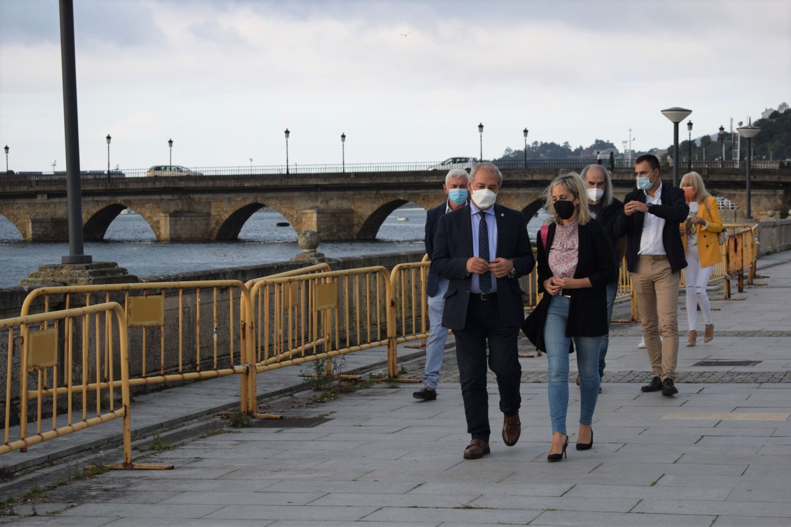 El presidente de la Diputación de Lugo y la alcaldesa de Viveiro.