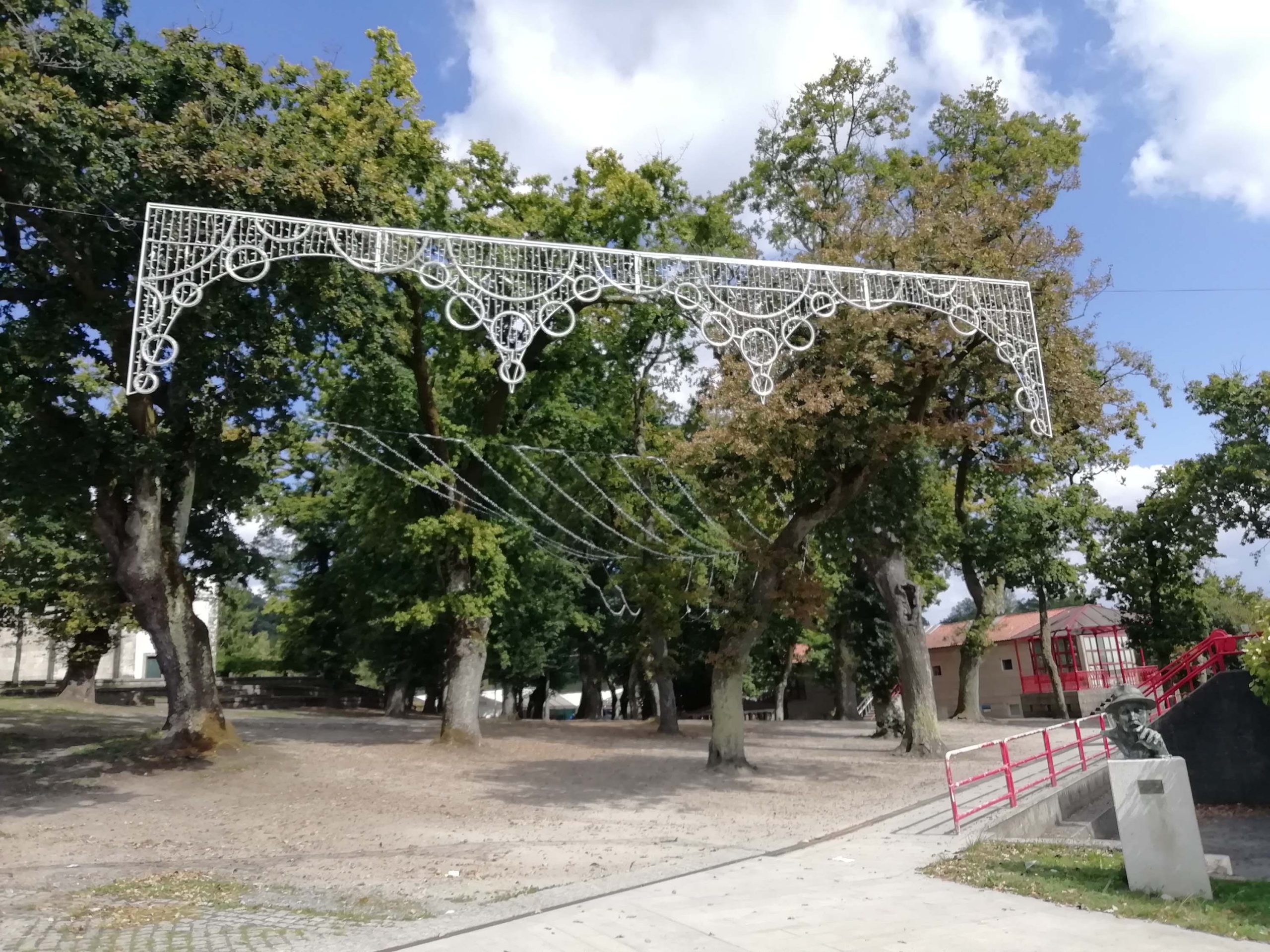 La Carballeira de Santa Minia, donde se celebra esta romería. | CONCELLO DE BRIÓN