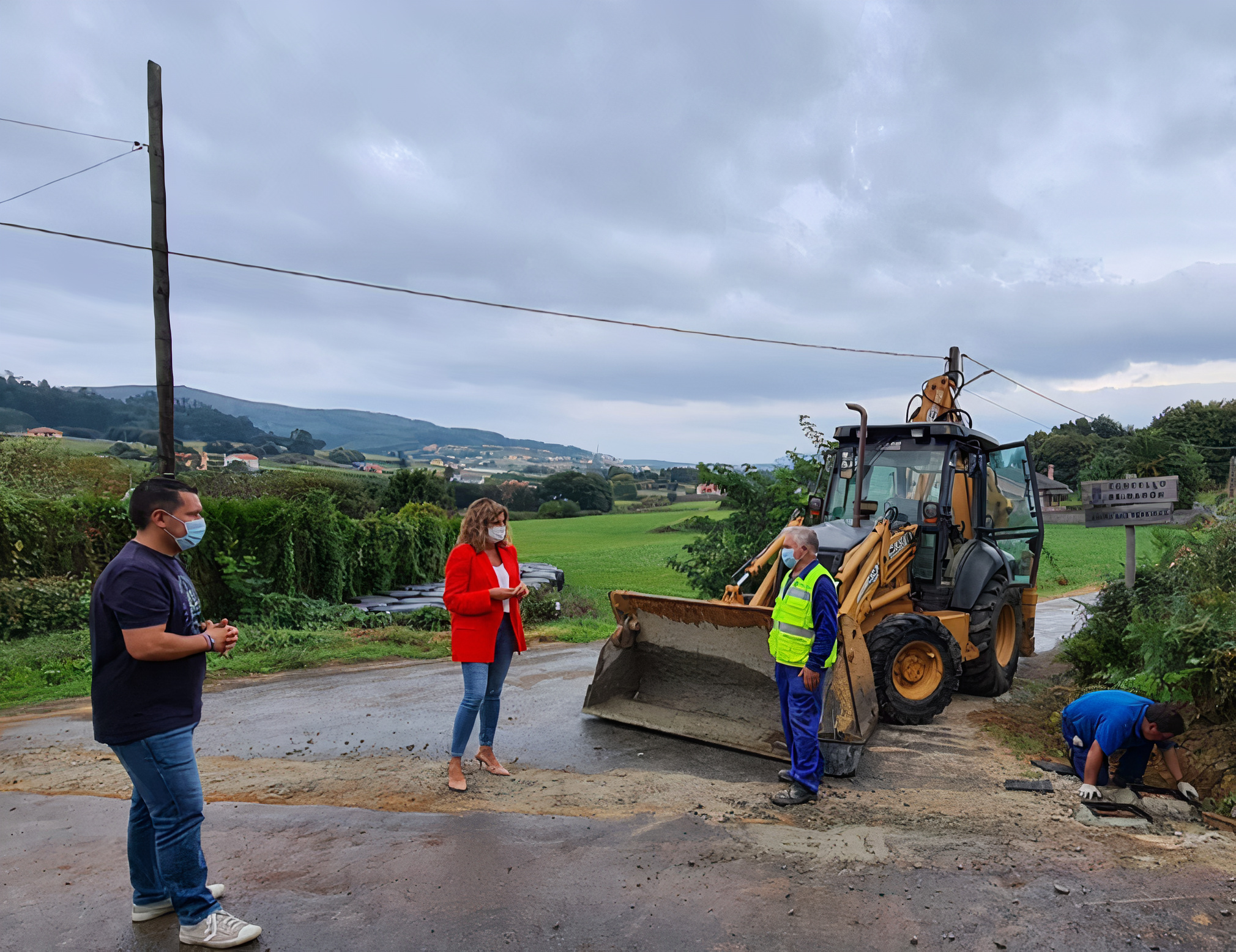 En la zona del Val y Outeiros la ampliación de la red de saneamiento que se está llevando a cabo supondrá una inversión de 505.363 euros
