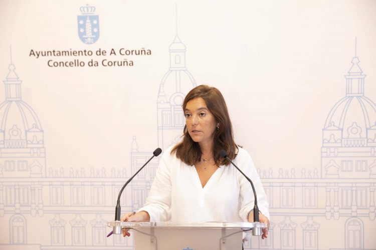 La alcaldesa de A Coruña, Inés Rey, comparece en rueda de prensa | CONCELLO DA CORUÑA